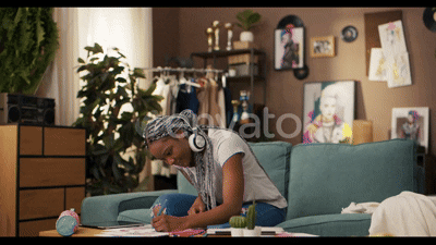 Cozy living room background